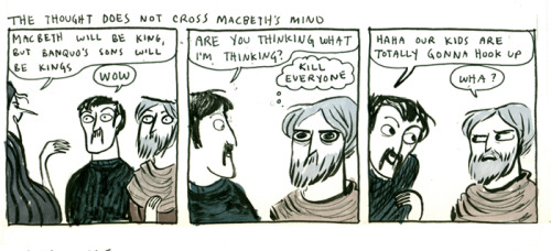 oneblueday:Another one from Kate Beaton’s webcomic Hark a Vagrant. I’m excited for the Vancouver Wri