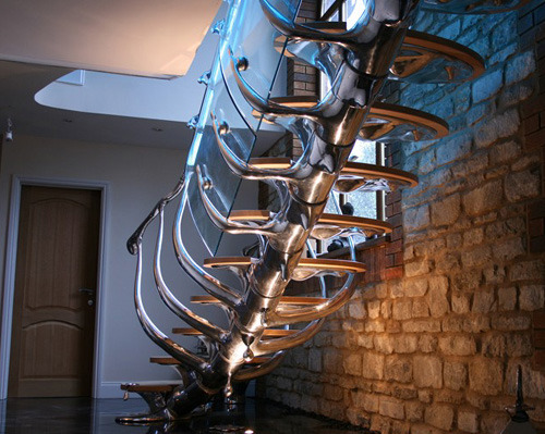 crazykidthatsme:  Spinal cord inspired staircase? porn pictures