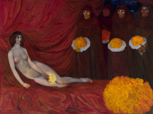 zolotoivek:Boris Anisfeld - The Golden Tribute, 1908