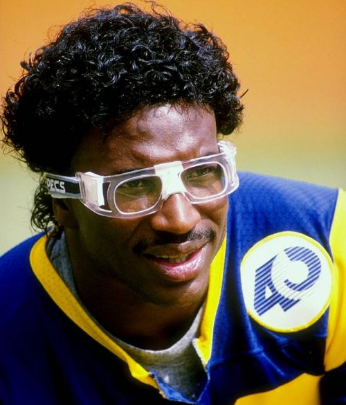 i am oldskool • Eric Dickerson , Goggles and Curl appreciation