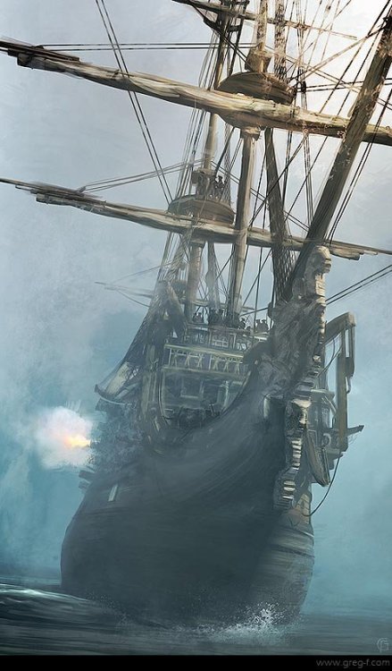 sturmarmory:  Battle Ship by Greg-f