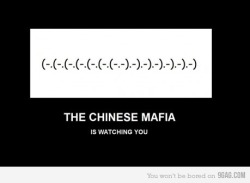 9gag:  Chinese Mafia 