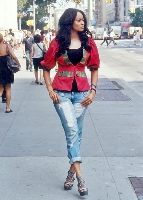 freshprincess39: Ghanian model Menaye Donkor during A/W New York Fashion Week… Girl, give me 