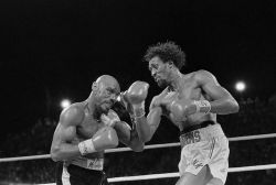  we both hard hit, just like Hagler and Hearns