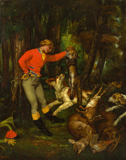 jenniedavis:  After the Hunt, c.1859 Gustave