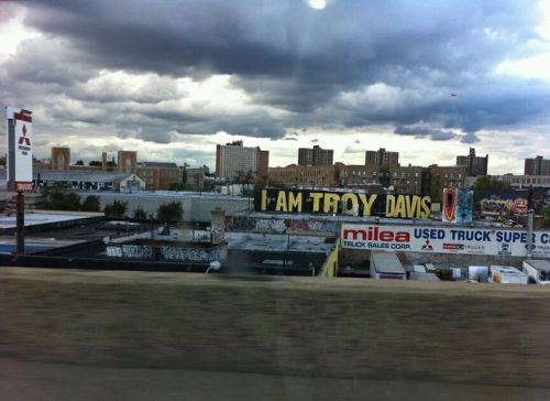 fuckyeahmarxismleninism:“I Am Troy Davis” mural, The Bronx, NYFrom Rebel Diaz: “Check out the view o
