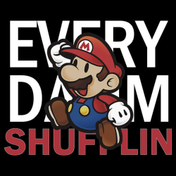 insanelygaming:  Mario and Luigi Shufflin - by Daouda Available on RedBubble 