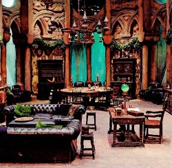 holymotherofrowling-deactivated:  The Slytherin Common Room 