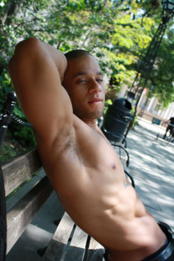 armpitluvrs:  Lucky Park Bench