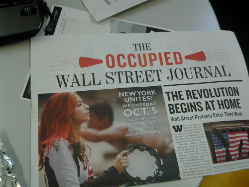 ocelott:rantingpsycho:The OCCUPIED Wall Street Journal ah yes!!