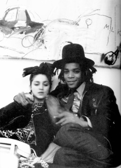 Millaciccone:  #Madonna With Jean-Michael Basquiat (By Laura Lavine, 1982) 