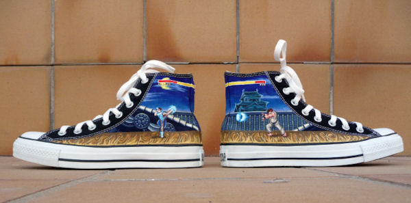 it8bit:  Custom Street Fighter Chucks - by Maya Plisetskaya Website || deviantART ||