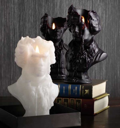 365daysofhalloween:  Mortimer Bust Candle from Urban Materials 