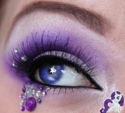 bahspositively:  Makeup inspired in Friendship is Magic! Rarity