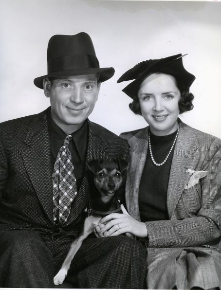 themarxbrotherssource:Aww, I love this photo of Susan and Harpo. They got married in a fire departme