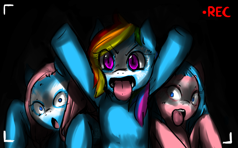 askspaponies:  3 words:FILLIES. NIGHT. IN.   Oh that tongue!