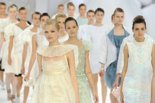 Chanel Spring/Summer &lsquo;12Karl Lagerfeld had promised “the ground of the sea, but in a