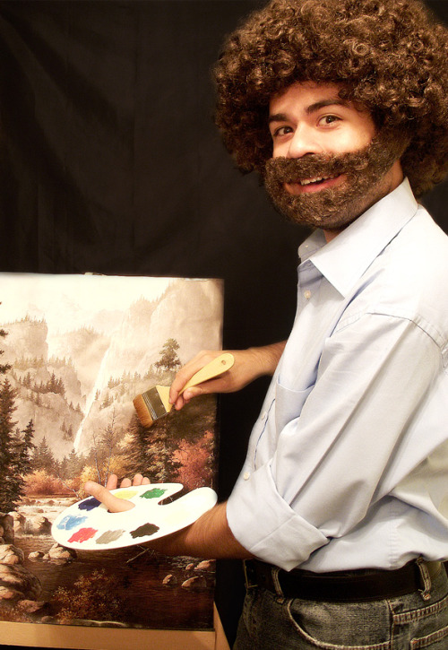 nightmareloki: fullcosplay: Hi, I´m Cepillo from Mexico, this is my cosplay of Bob Ross, hope 