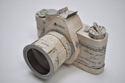mounts:  Stitched paper camera by Jennifer