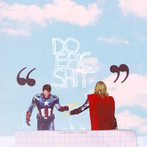 enlights:  Avengers Brofist! 
