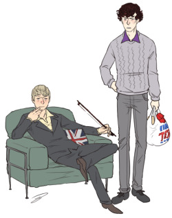 &ldquo;sherlock&hellip; when did you have time to get fitted for a new suit?! you&rsquo;re supposed to be working on SWITCHING OUR BODIES BACK&rdquo; &ldquo;&hellip;your wardrobe impairs my thinking&rdquo; BUT&hellip;&hellip;&hellip;.. THEN  (okay some