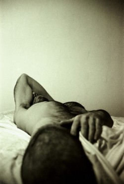 Just lie there while I rub my beard up and down your body and leave a trail of soft wet kisses on you.