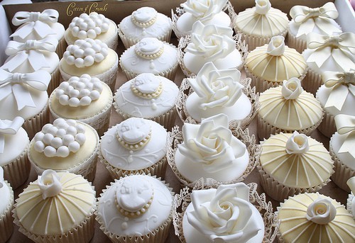 Laced in Weddings — Elegant Cupcake Ideas