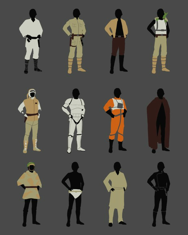 A collection of Luke Skywalker’s many film fashion changes are captured in Daniel Burgess’ new shirt design. Now up for vote at Threadless!
Adult Luke in baby diapers… Priceless…
The Many Styles Of… by Daniel Burgess (Blog) (CGHUB)
Via: HtCRU