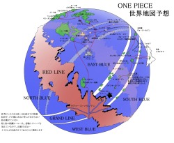 theblerd:  Map of the One Piece world  Oh