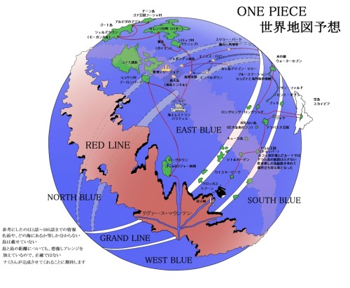 Porn Pics theblerd:  Map of the One Piece world  Oh