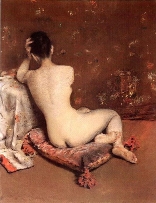 gogagogovich: vanfullersublime: Nude, William Merritt Chase