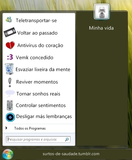 adolescenteemcriise:   Minha vida poderia ter um menu desses né?!  