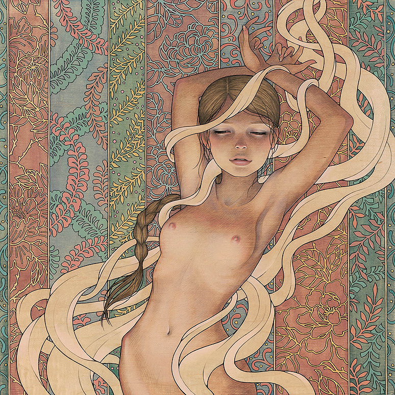 zuppadivetro:  supersonicelectronic:  New work by Audrey Kawasaki. (For the group