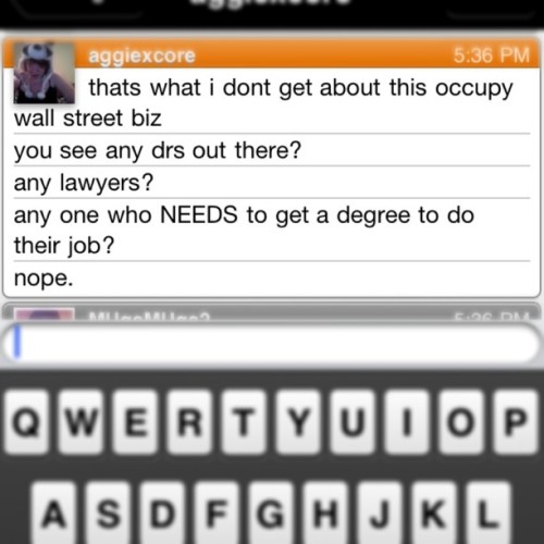 Truestory like shyt #occupywallstreet (Taken with instagram)