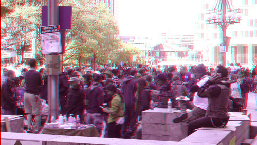 Porn photo Occupy Philadelphia: Day 1. In 3D.