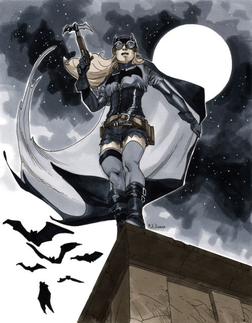 mahmudasrar:NYCC 2011 Pre-Show Commission - Steampunk Batgirl