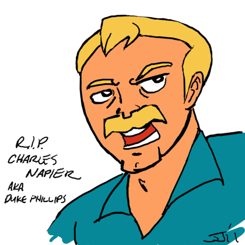 I know we lost a great Visionary, but we also lost this guy. He VA'ed one of my favorite characters all time, Duke Phillips from The Critic. R.I.P. Charles Napier. 