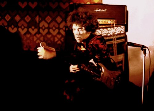 therealgaryhill:  Jimi Hendrix playing at the speakeasy, London, 19th January 1967. 