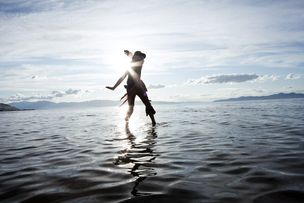 One more of Matthew from field trip to the Salt Lake. He took that shot of me fixing