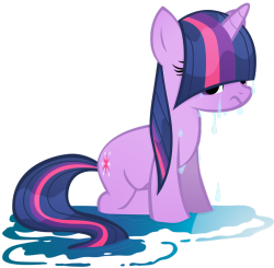 Mylittleponyproblem:  Blankapplebloom:  Twilight Sparkle Gets Wet  Aw Yeah So Hot