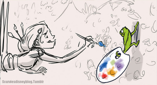 Tangled “When Will My Life Begin” Storyboard