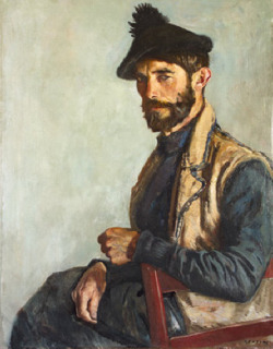 Sean Keating, Self-Portrait Man of Aran, 1915.