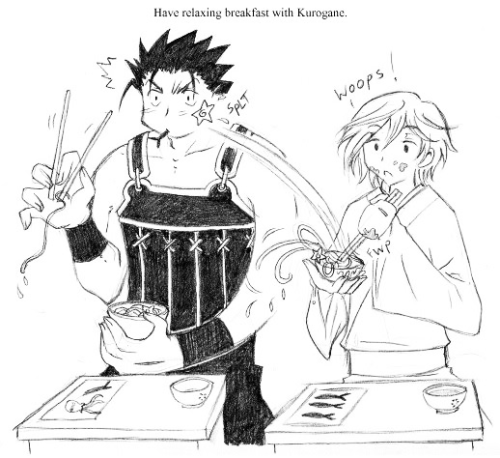 fairy-toast:  osakakitty:  A day in Kurogane’s Japan with Fai! by dark_persian  This is just a perfect slice of a wonderful life with Kurogane and Fai.