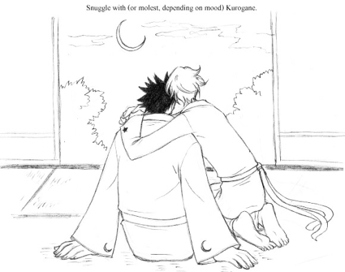 fairy-toast:  osakakitty:  A day in Kurogane’s Japan with Fai! by dark_persian  This is just a perfect slice of a wonderful life with Kurogane and Fai.