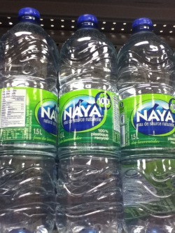 darkndull:  sweetascinnamon:  Naya Water! I’m only buying this brand of water from now on! (also made from 100% recycled plastic which makes it even better!)   Gonna take you to my lips, empty out every last drop. So thirsty for what’s in you baby