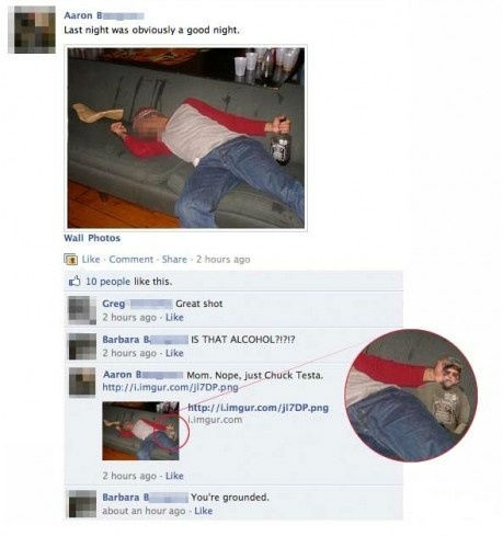 fucking-insanity:  Mom, Nope, just chuck Testa. Wtf 