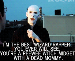 theannoyingskwid:riddlemetom:Harry vs Voldemort rap battleMORE FROM theannoyingskwid