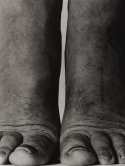 Self-Portrait: Feet Frontal  by John Coplans,