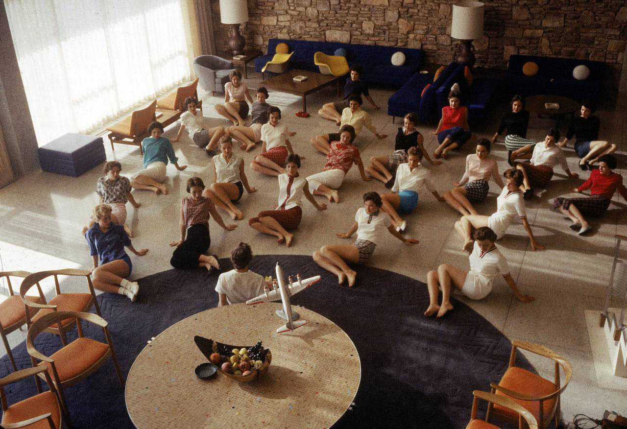 American Airlines college for new flight attendants, Dallas, Texas photo by Peter