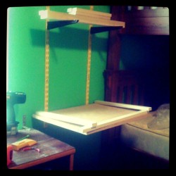 Mocking up sophia’s desk (Taken with